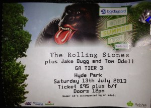 rolling stones ticket
