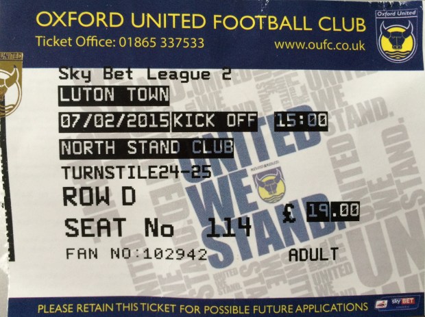 oxford ticket